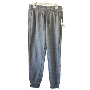 Adidas Light Gray Tie Waist With Pockets Sweatpants
